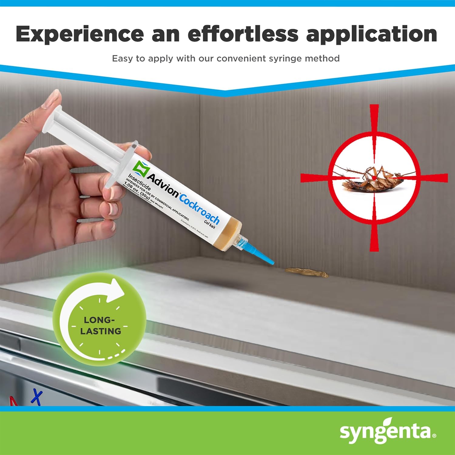 Syngenta 383920 Advion Cockroach Gel Bait 4 X 30 Gram Tubes Roach Control