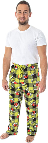 Dr. Seuss Pajamas Men's How the Grinch Stole Christmas! Pajama Pants
