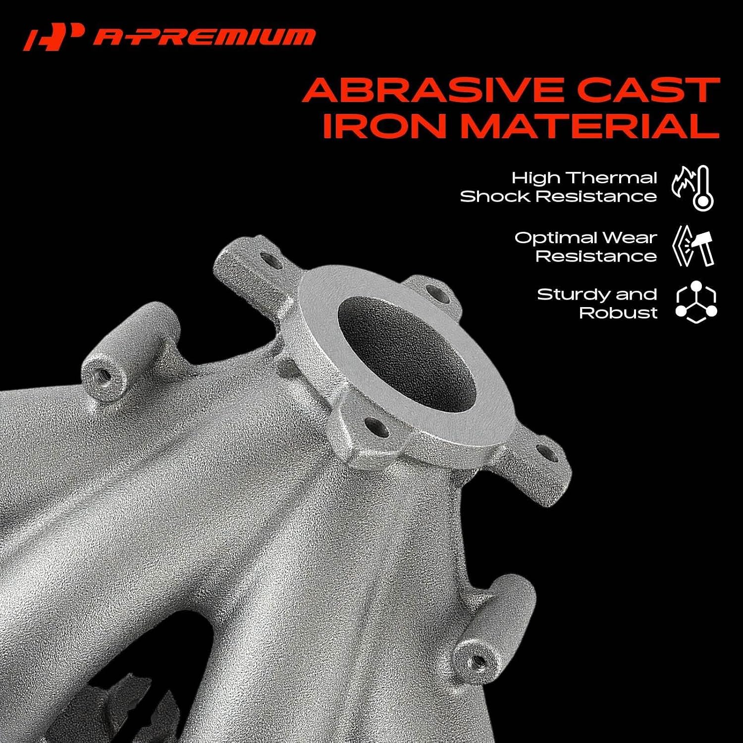 A-Premium L4 Exhaust Manifold Kit W/Gaskets & Hardware