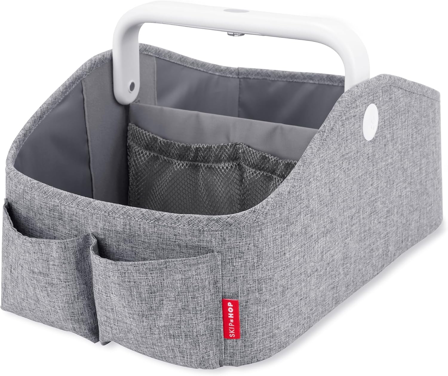 Skip Hop Diaper Caddy Organizer with Touch Sensor Night Light Nursery Style Sage
