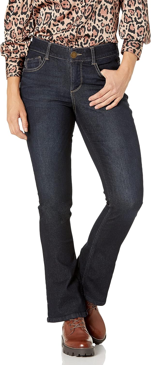 Democracy Women's Plus Size Ab Solution Itty Bitty Boot Jean