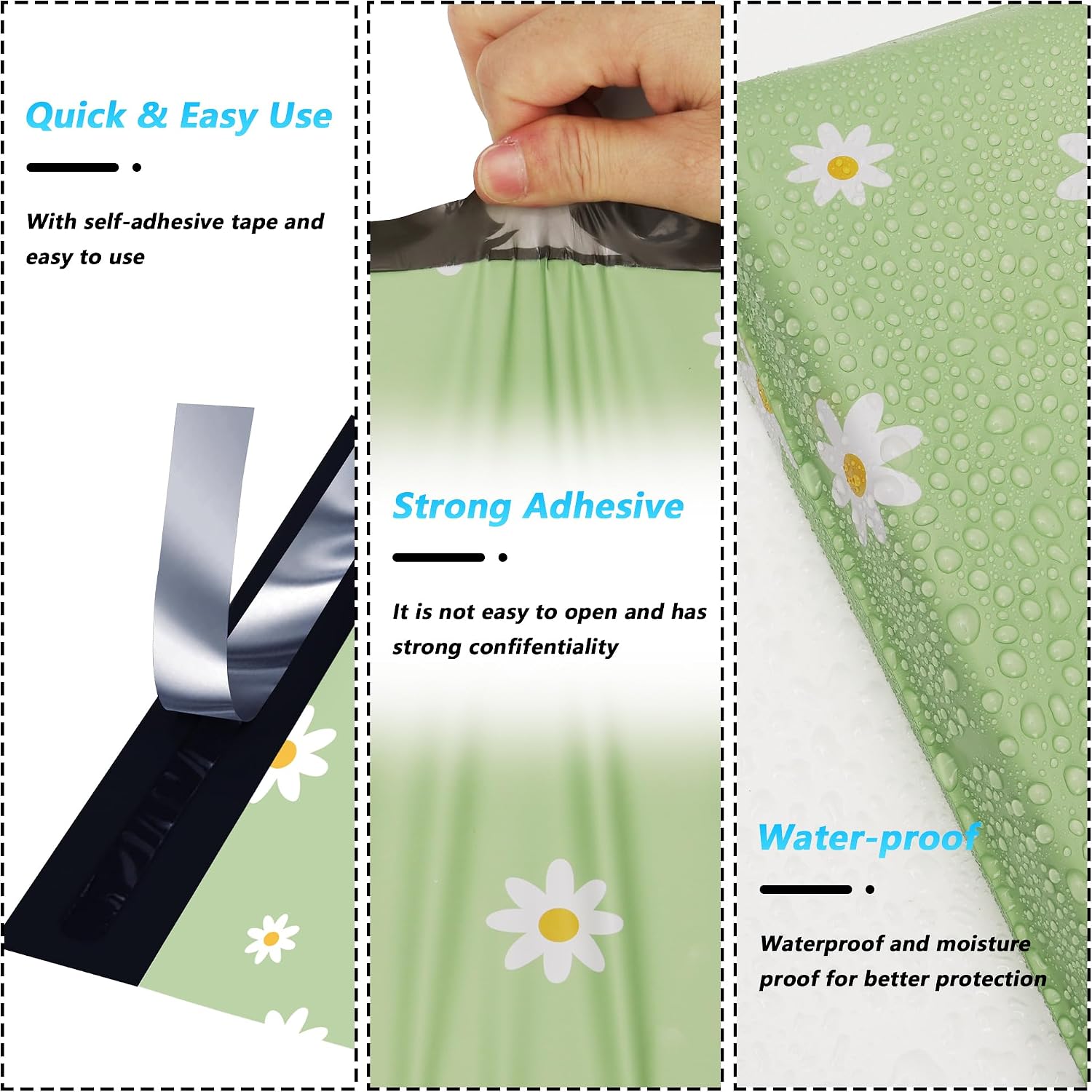 Poly Mailer 6x9 Inch 100 Pcs, Shipping Bags for Clothing