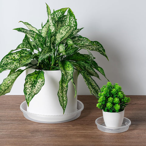 Hoewina Plant Saucer - 18 Pack (6in/8in/10in) Plastic Plant Trays for Pots