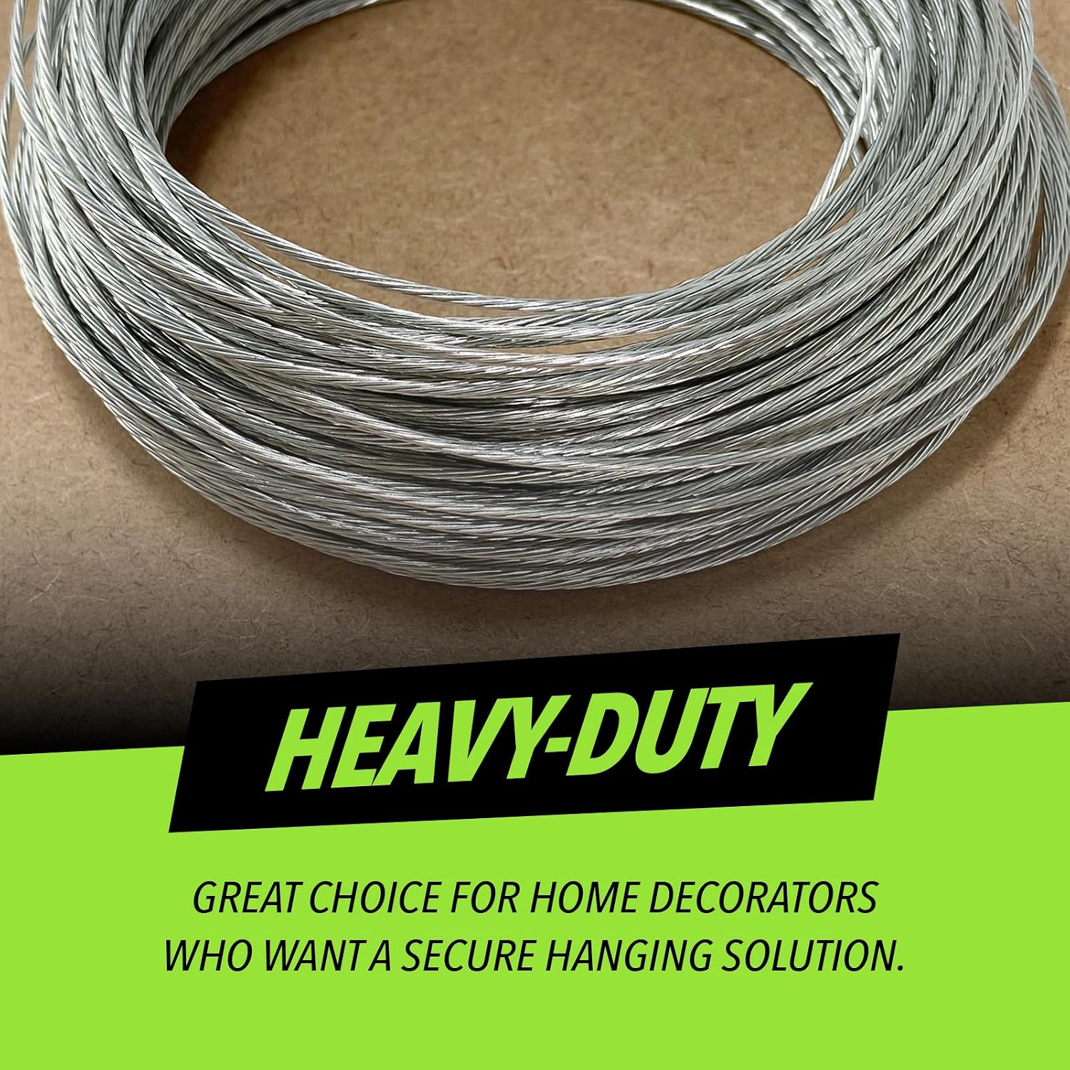 Picture Hanging Wire #5 – 50lbs Capacity – 100ft