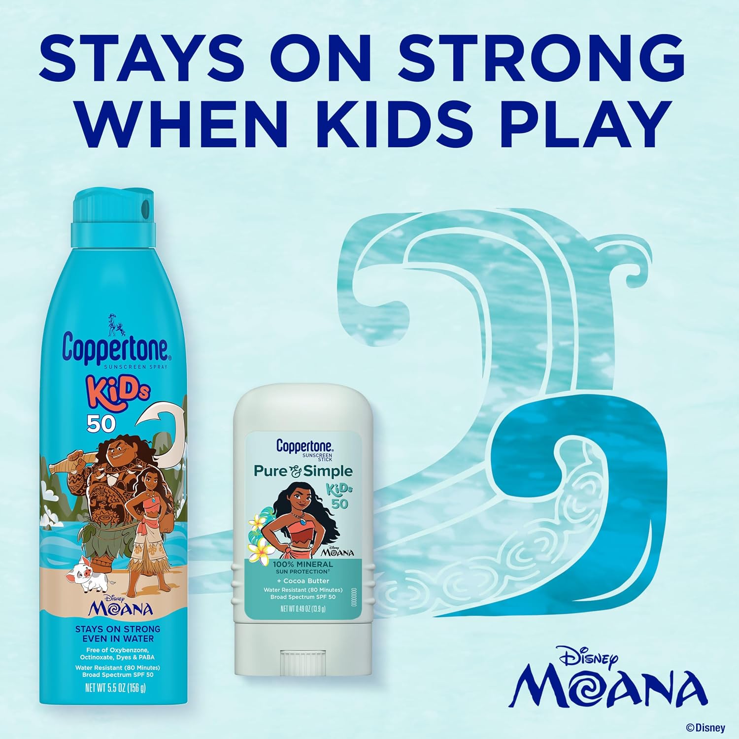 Coppertone Kids Sunscreen Set, Variety Pack, 2 Items