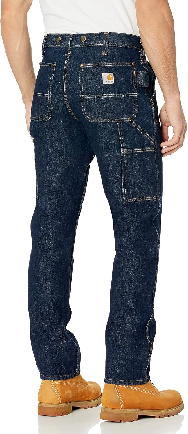 Carhartt Men's Relaxed Straight Rugged Flex Double-Front Denim Logger