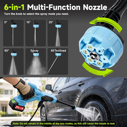 Cordless Portable Washer, 1700 PSI Battery Operated Washer with Brushless Motor, Battery, 16.4FT Elastic Hose, 21V 3.0Ah Portable Handheld Washer for Car, Home, Patio, Driveway