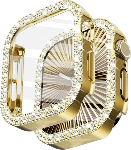 Surace Bling Case with Screen Protector for Apple Watch Series 11/10 42mm