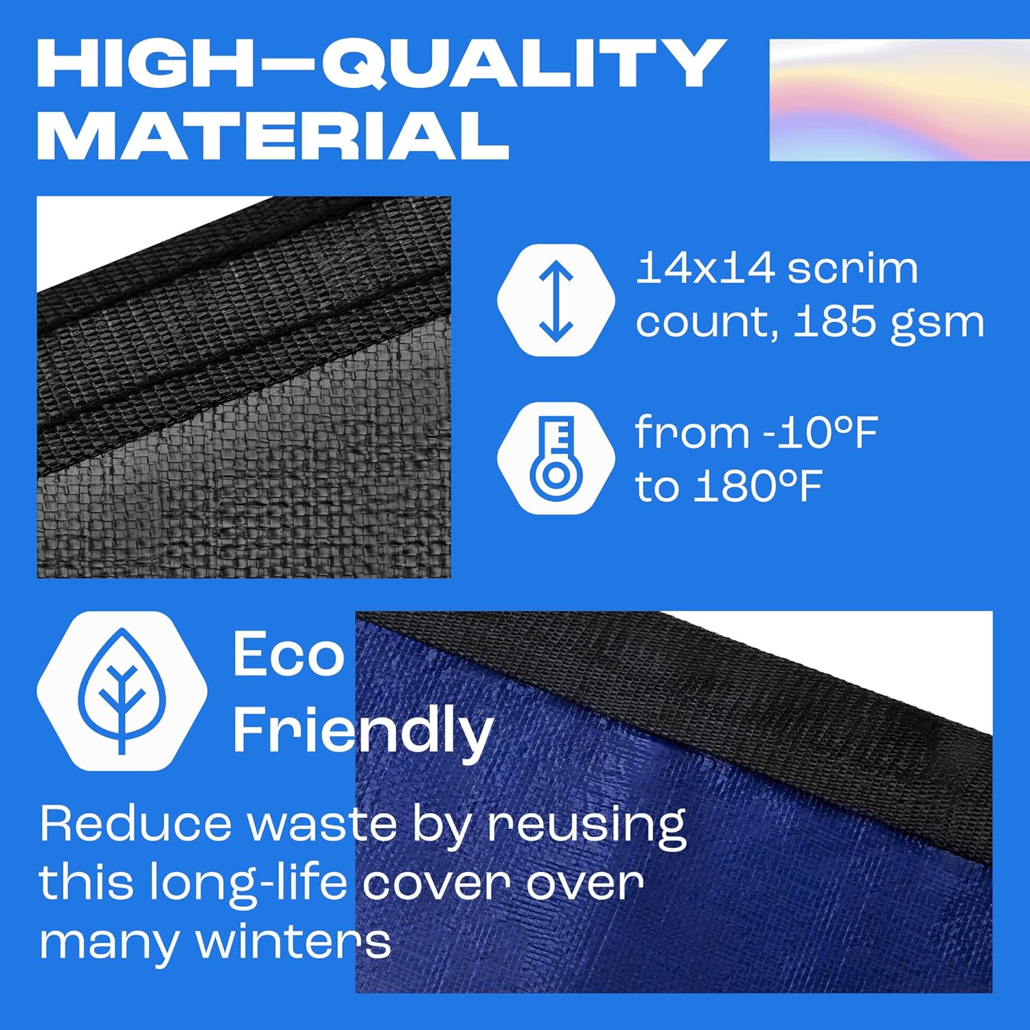 Yankee Pool Cover for Oval Pool 15 x 30-ft for Above Ground Pools