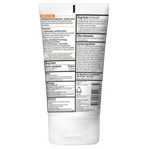 La Roche-Posay Anthelios Mineral Sunscreen SPF 50 Gentle Lotion