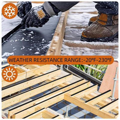 Butyl Joist Tape for Decking 2''×50', 10 Rolls Waterproof Deck Tape