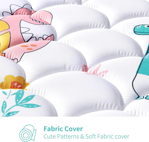 Letmxiu 5" Crib Mattress and Toddler Mattress, Firm, Hypoallergenic Crib Mattress, Fits Standard Crib and Toddler Bed