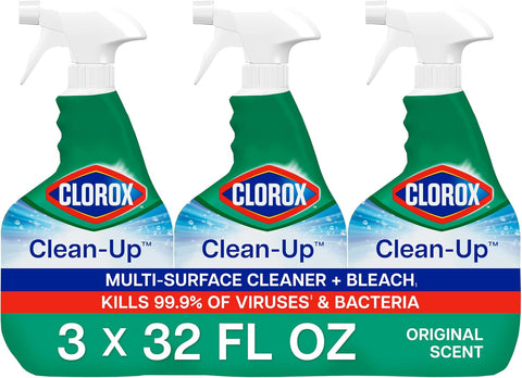 Clorox Clean-Up Multi-Surface Cleaner with Bleach, 32 fl. oz., Pack of 3