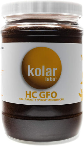 GFO HC - High Capacity Bayoxide E33HC Phosphate Remover - for Fish Tanks, Aquariums & Ponds, 700g (32oz Jar, 1.54lb), By Kolar Labs