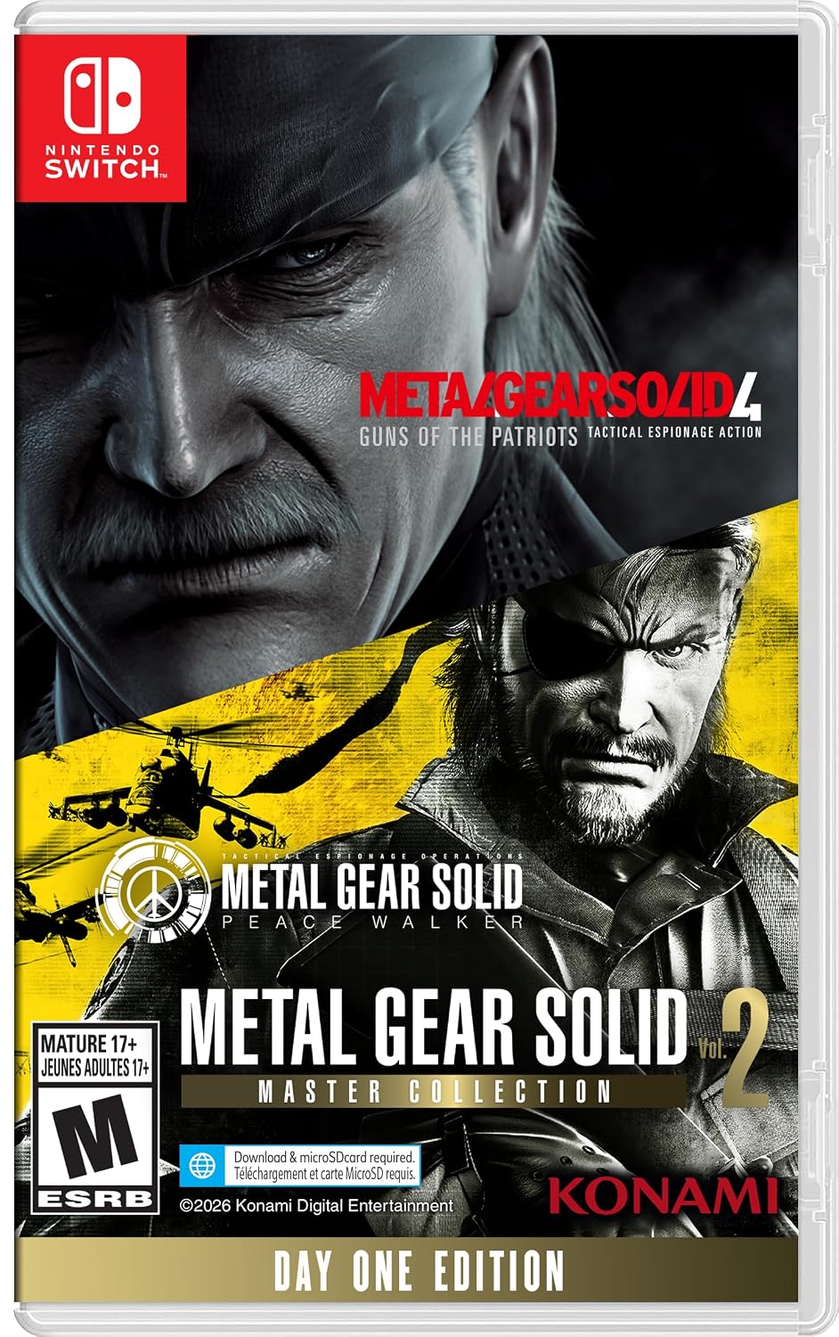 METAL GEAR SOLID | MASTER COLLECTION Vol. 2: DAY ONE EDITION - Nintendo Switch