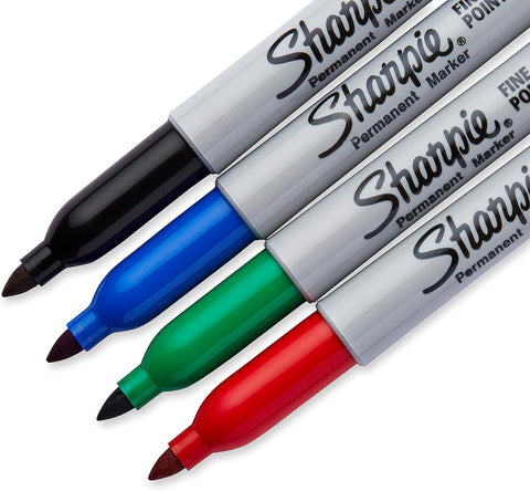 SHARPIE Permanent Markers, Fine Point (Pack of 2)