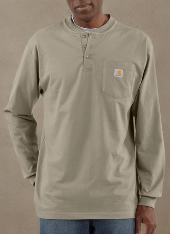 Carhartt Men's Dearborn Loose LS Henley T-Shirt
