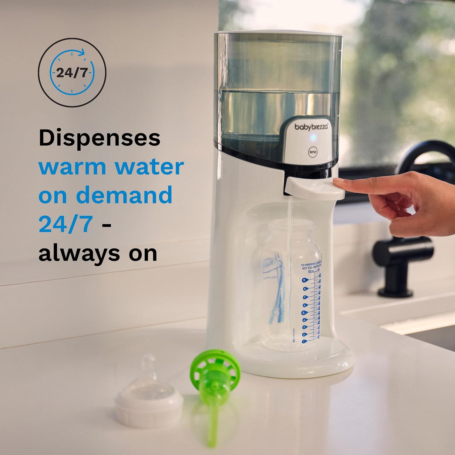 Baby Brezza Instant Baby Bottle Maker with 3 Temperature Settings