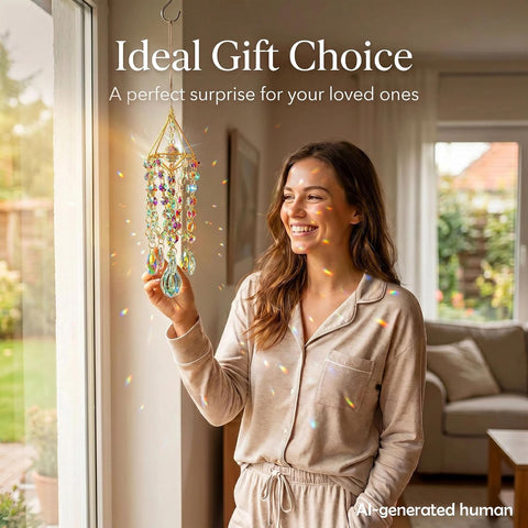 Crystal Suncatchers for Window Hanging Crystals Prism Sun Catchers Indoor