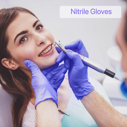 PElPU Nitrile Gloves, Disposable cleaning, Powder Free, Latex Free, Non-Sterile Protective Gloves