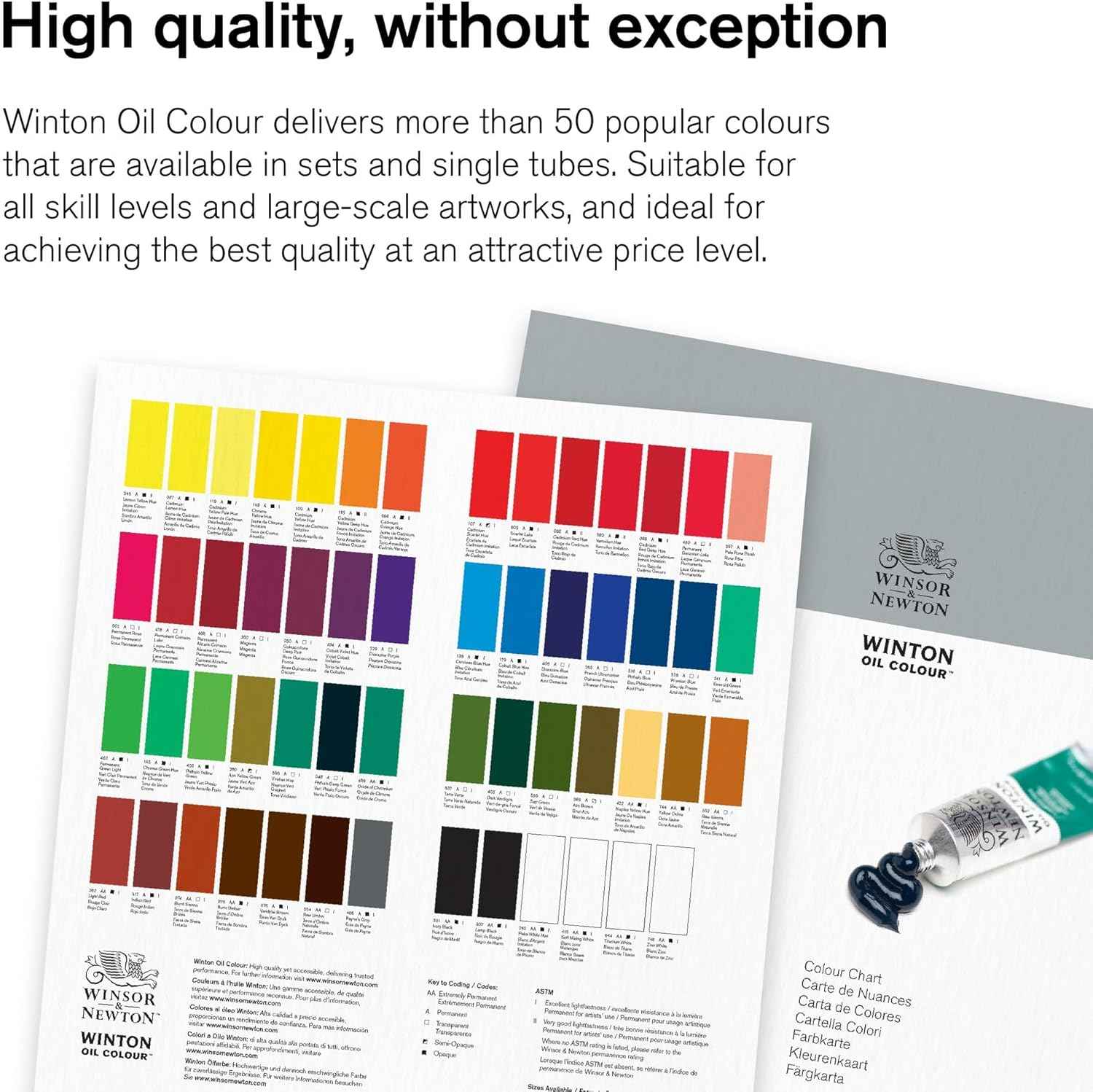 Winsor & Newton Winton Oil Color, 200ml Tube, Cadmium Yellow Deep Hue