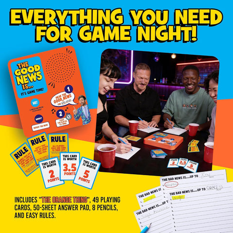 ALL THINGS EQUAL THE Good News is - an Electronic, Fill-in-The-Blank, Party Game for Friends/Family Game Nights