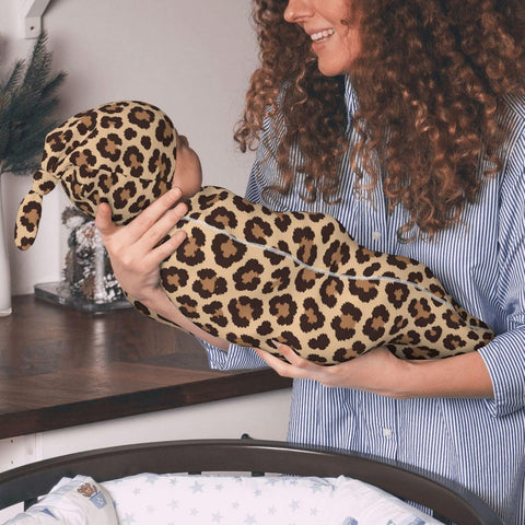 Leopard Swaddle Blankets Soft Receiving Blanket Baby Swaddle Wrap for Baby Girls Boys