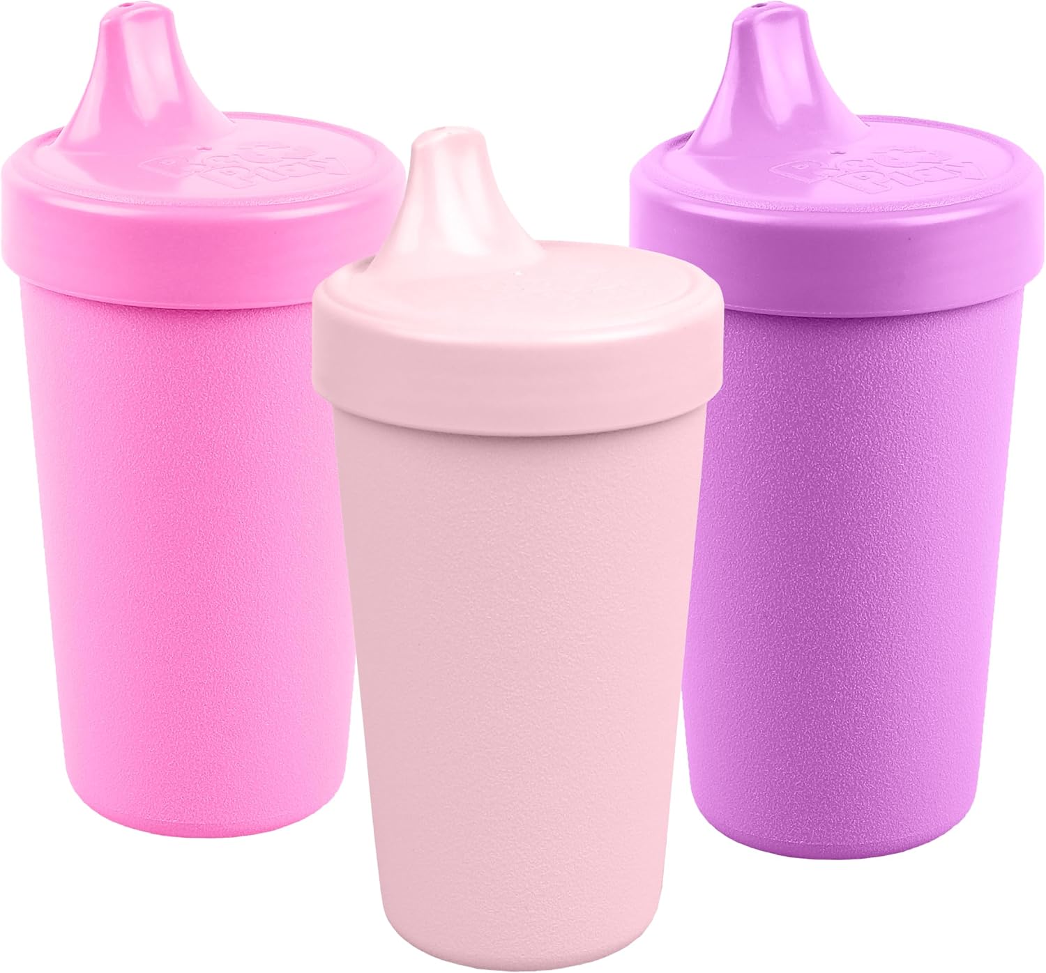 Re-Play Spill-Proof Sippy Cups for Toddlers - Kids Reusable 10 Oz Set of 3, Dishwasher & Microwave Safe, Made in USA, Princess