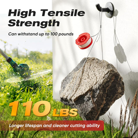 YWTESCH 8 Pcs CMZST0653 Weedeater String Compatible with Craftsman Weed Wacker, 30Ft 0.065" Trimmer Line Fit for Craftsman CMCST900, CMESTA900, CMESTE920, CMZST98020, CMCST915, CMEST913