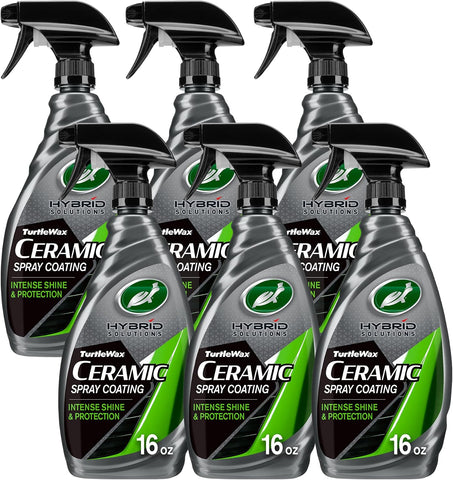 Turtle Wax Hybrid Solutions Ceramic Spray Wax Coating, 16 oz (Pack of 6)