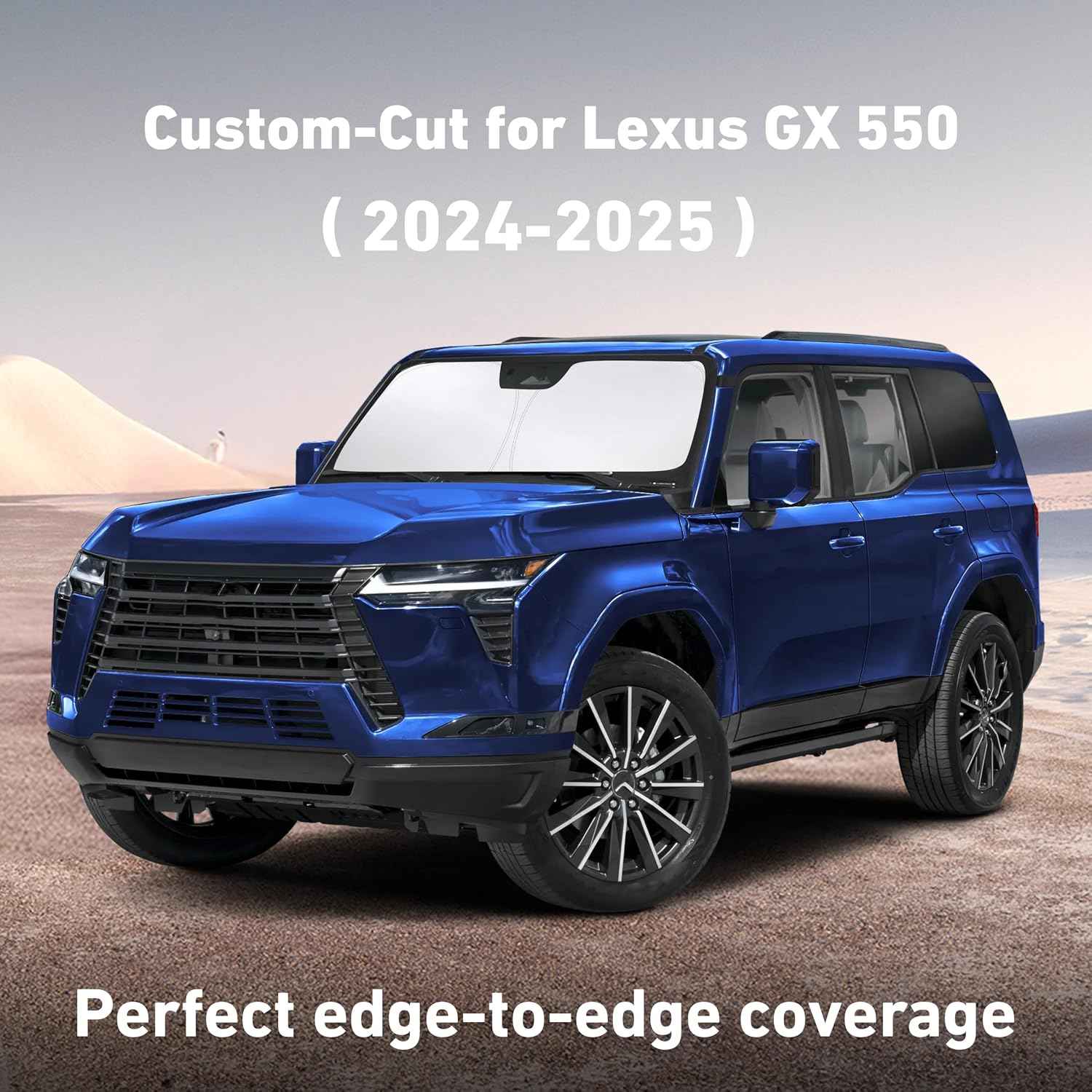EcoNour Windshield Sunshade Compatible for Lexus GX550 2024 2025