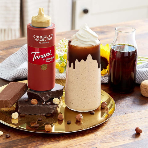 Torani Puremade Sauce, Salted Chocolate Caramel, 16.5 Ounces (Pack of 4 - Packaging May Vary)