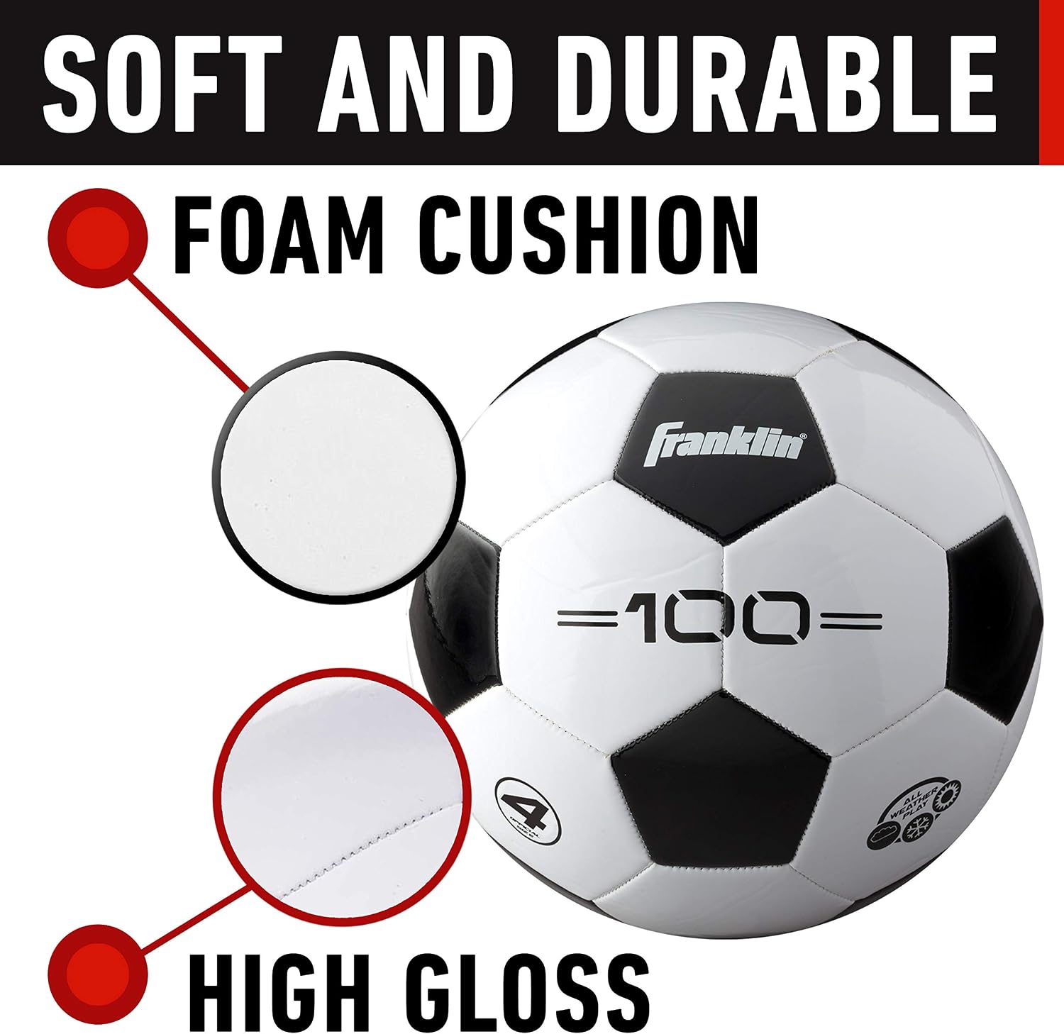 Franklin Sports F-100 Soccer Ball