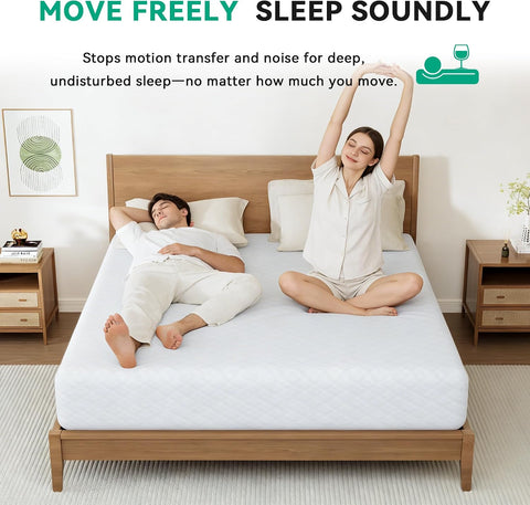 6 Inch Twin Mattress, Twin Size Mattress in a Box with Memory Foam, Medium