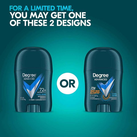 Degree Trial & Travel Size Antiperspirant Deodorant Cool Rush 0.5 oz 36 ct | Original Protection