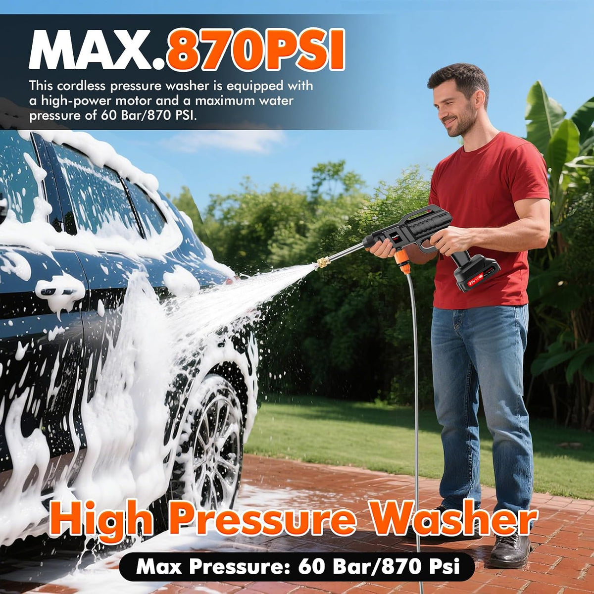 Cordless Portable Washer, Handheld Washer, Battery Operated Washer