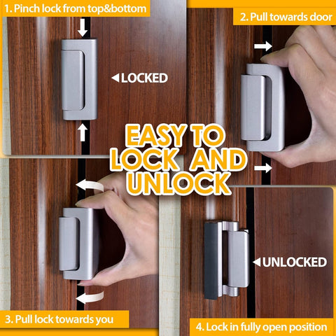 Door Reinforcement Lock Safety Home Security Front Door Lock Child Proof
