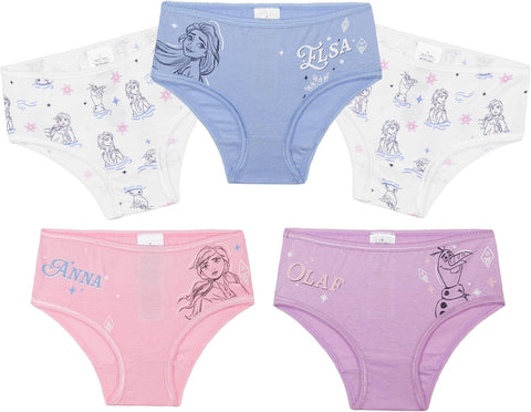 Get Trend Underwear Cotton Briefs for Girls 3 or 5 Pack Soft and Comfortable Panties for Girls Kids Premium Underwear Pack
