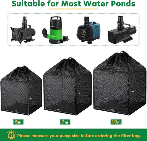 Pond Filter Bag, Pump Barrier Bag