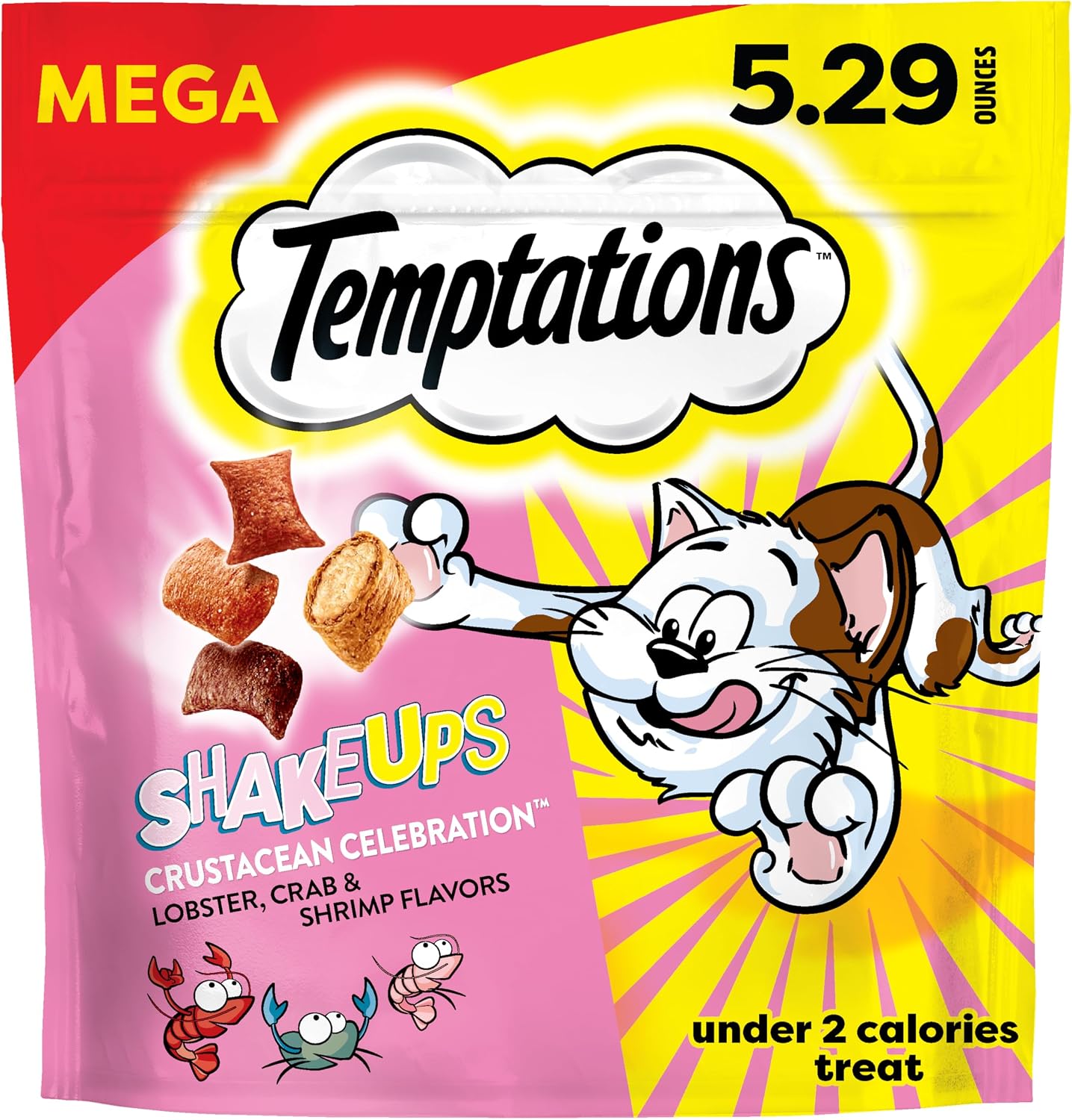 Temptations ShakeUps Cat Treats, Crustacean Celebration, 5.29 oz