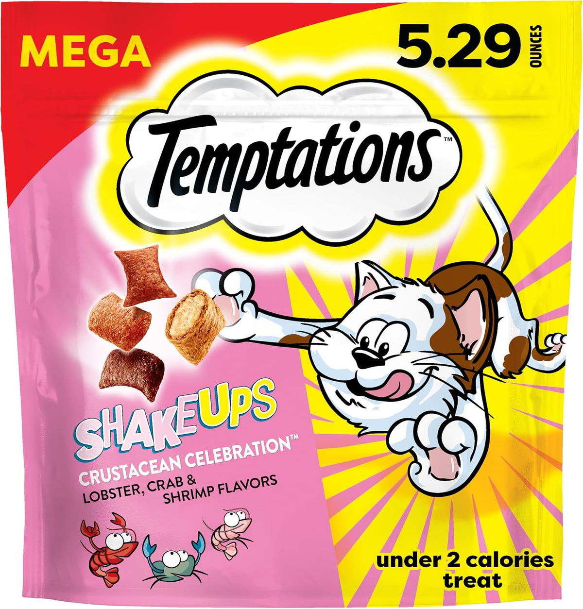 Temptations ShakeUps Cat Treats, Crustacean Celebration, 5.29 oz
