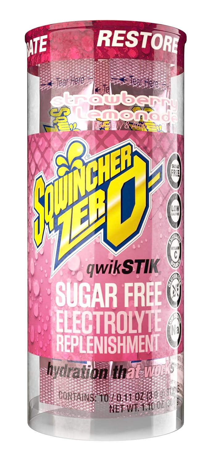 Sqwincher Qwik Stik, Sugar Free, Assorted Flavors, .11oz Packet, 200 Pack