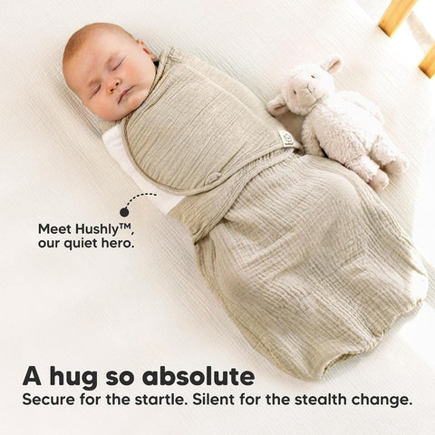 KeaBabies Muslin Baby Swaddles for Newborns, 3pk,100% Cotton (Slate, XS)