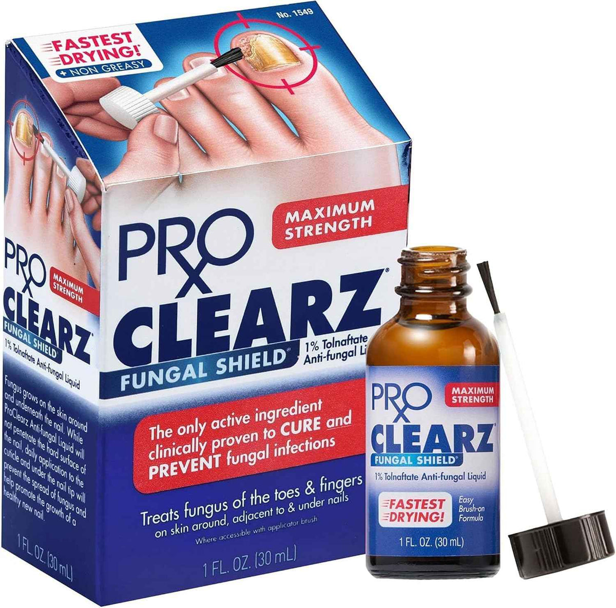 Fungal Shield Max Strength Brush-On Antifungal Liquid, 2-Pack