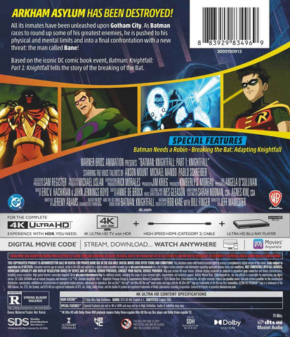 Batman: Knightfall Part 1: Knightfall (4K Ultra + Digital)