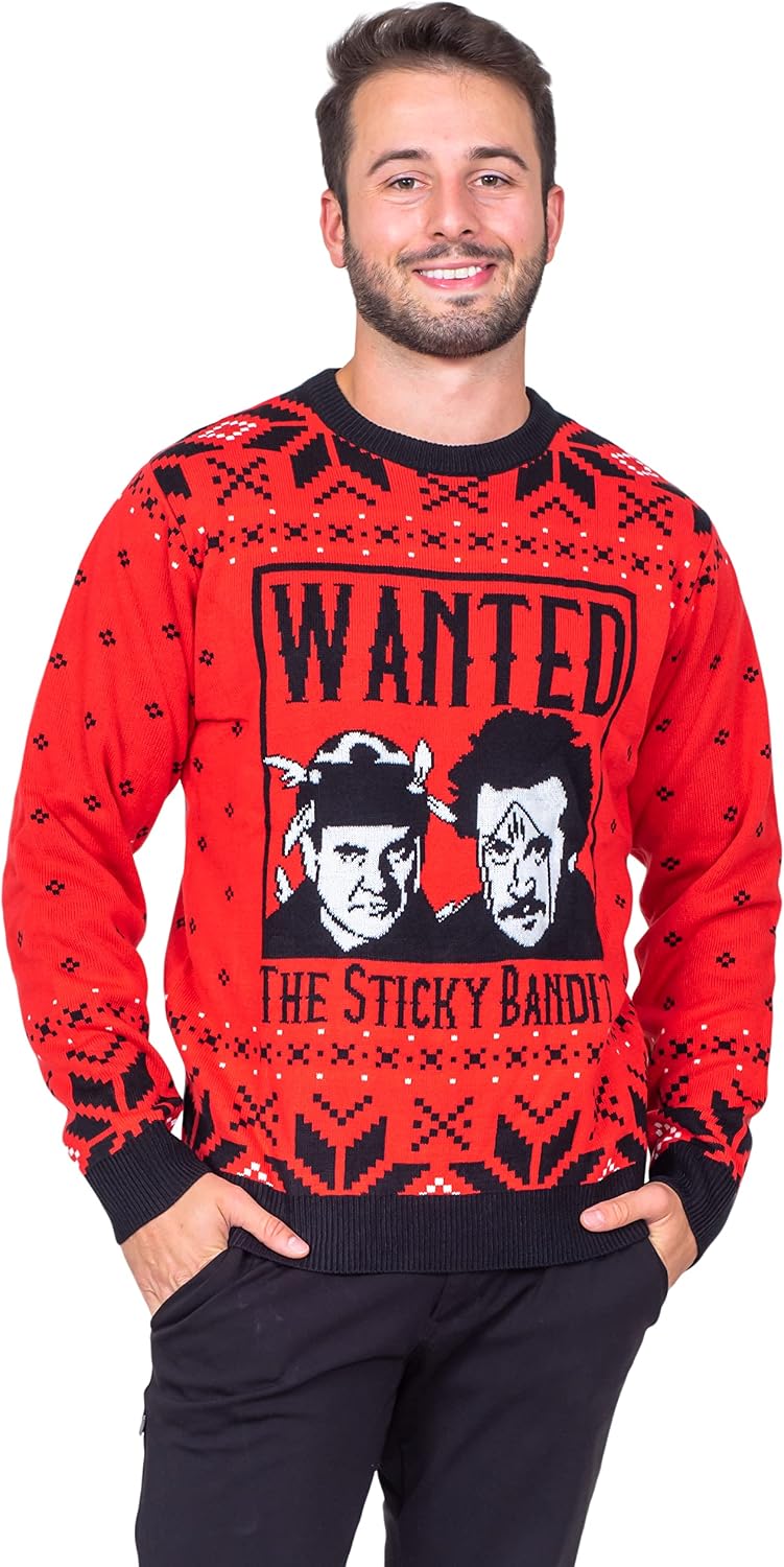 Costume Agent Ugly Christmas Sweaters for Men & Women, Funniest Ugly Knitted Christmas Holiday Pullover Sweater for Adults