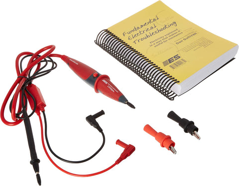 Electronic Specialties 181 LOADpro Dynamic Test Lead and Fundamental Electrical Troubleshooting Book,2,Red,Black