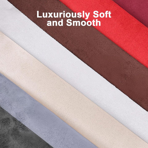 Premium Dark Brown Suede Fabric Wrap - 16x59 inch Suede Wrap for Car Interior - Self-Adhesive Microfiber and Synthetic Leather, Stretchable Interior Film for Car and Home Decor