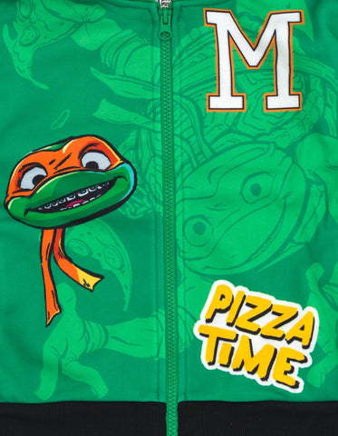 TEENAGE MUTANT NINJA Turtles Boys' Cosplay Fleece Zip-Up Hoodie Toddler to Big Kid