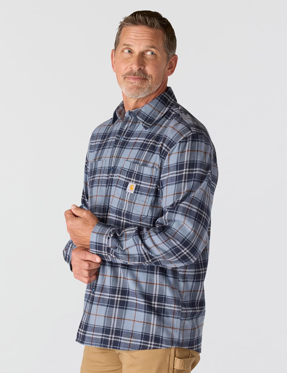 Carhartt Men's Hamilton Relaxed Ls Plaid Shirt